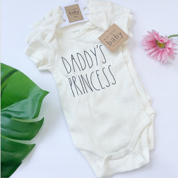 Rae Dunn Other - Rae Dunn Set of Three Onsies 6-9Month